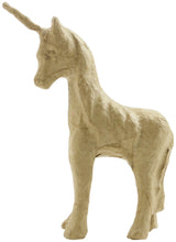 Papier maché déco Licorne féérique 12 x 4 x 16,5 cm