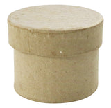 Papier maché déco Mini Boîte ronde 5 x 5 x 3 cm