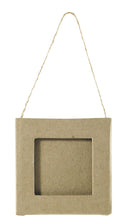 Papier maché déco Mini Cadre carré 8 x 8 cm