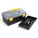 Boîte de rangement grise 38x21x18cm