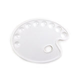 Palette plastique ovale 22x29cm