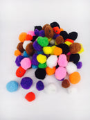 Pompons à trous x100