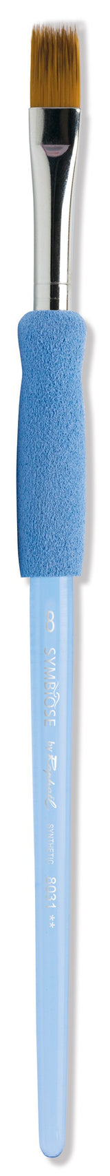 Pinceau Symbiose 8031 plat cranté