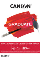 Bloc Huile et Acrylique Graduate - 20 Feuilles