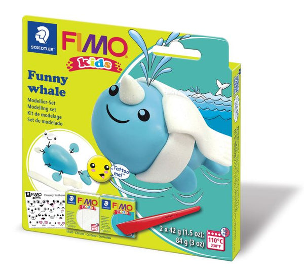 Kit Fimo Kids thème Baleine funny