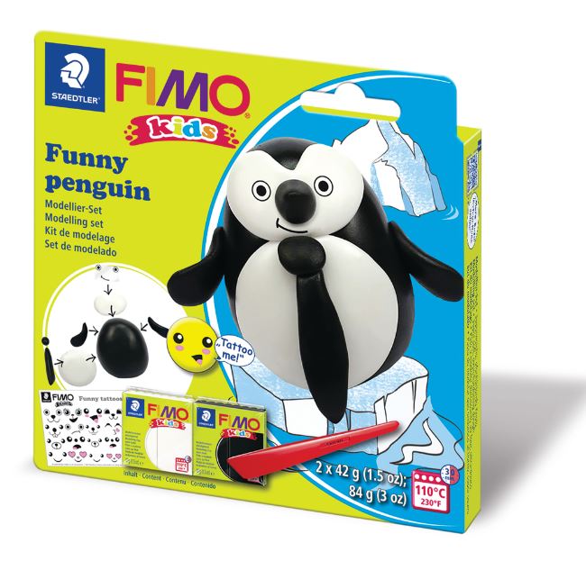Kit Fimo Kids thème Pingouin