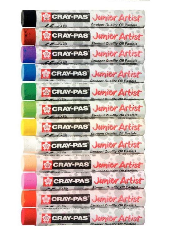 Set de 12 pastels huile Junior Artist CRAY-PAS