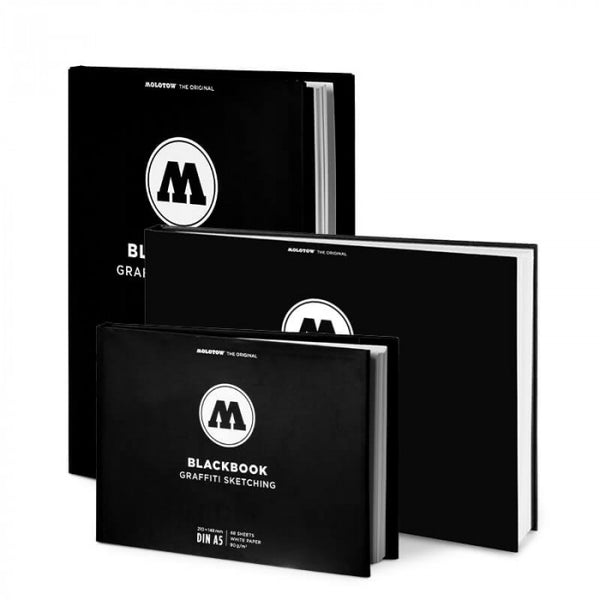 Blackbook carnet de dessin et de croquis - 68 feuilles, 90g/m² - 3 formats