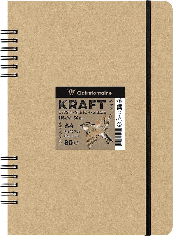 Carnet Noir Spirales Papier Kraft 180 X 240 Cm - N/A - Kiabi - 10.59€