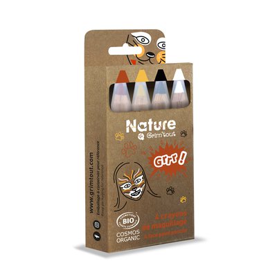 Set de 4 crayons de maquillage nature Grrr!