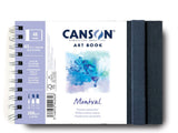 Carnet spirales Montval A5 24 Feuilles 300g Paysage petit côté